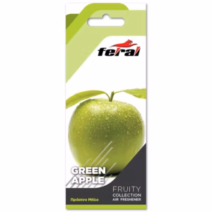 Αρωματικό Αυτοκινήτου Κρεμαστό Feral Fruity Collection Green Apple 1 Τεμάχιο