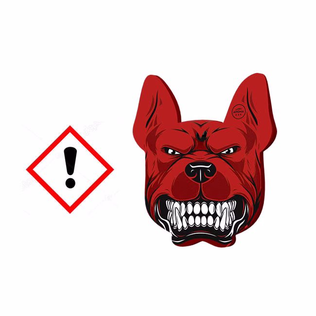 Αρωματικό Αυτοκινήτου Κρεμαστό Aroma Angry Dogs Pitbull Black 1 Τεμάχιο - Image 2