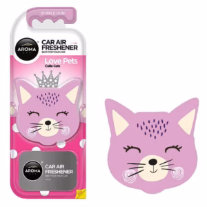 Αρωματικό Αυτοκινήτου Κρεμαστό Aroma Cutie Cats Bubble Gum 1 Τεμάχιο