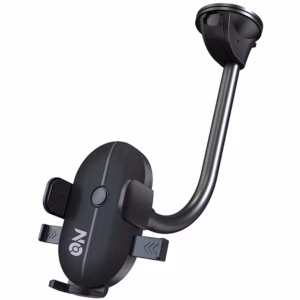 ON Mobile Accessories Βάση Κινητού Παρμπρίζ Με Βεντούζα Και Ευέλικτο Βραχίωνα  Μαύρη