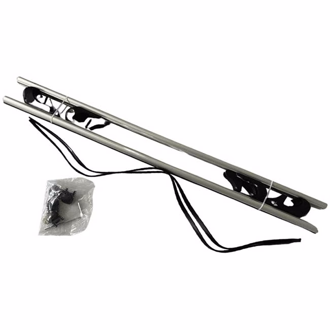 Μπάρες Οροφής Αλουμινίου Universal Rackit RK004-135cm Railing System Σετ Με Πόδια Και Κλειδαριά Οβάλ Ασημί 2 Τεμάχια - Image 6