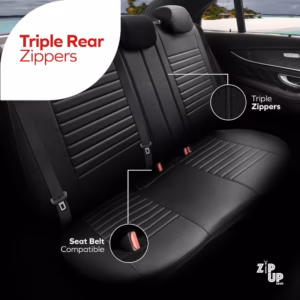 Καλύμματα Αυτοκινήτου Otom Coral Design Universal Full Δερματίνη Σετ Εμπρός / Πίσω Μαύρο / Κόκκινο CRΑL-104 11 Τεμαχίων