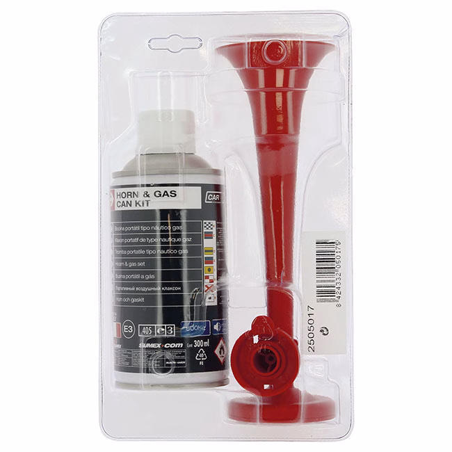 Κόρνα Γηπέδου Με Φιάλη 300ml 500hz 110db Με Πιστοποίηση E3 Made in Italy 1 Τεμάχιο - Image 5