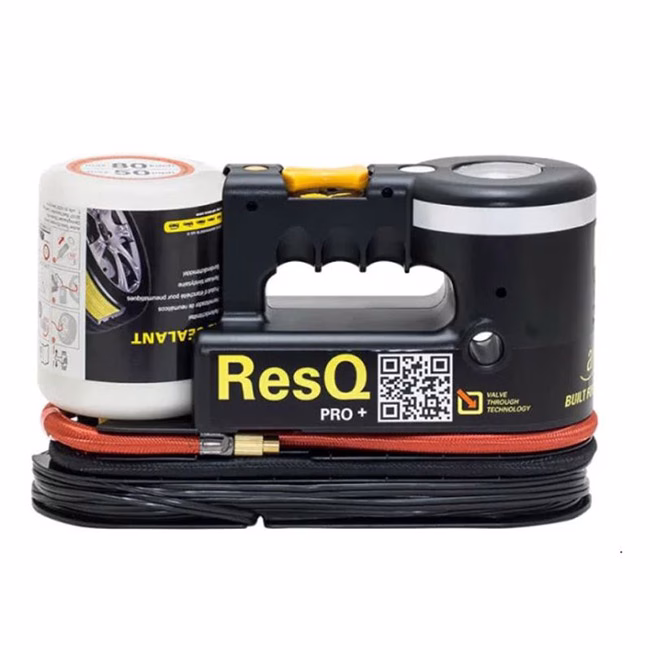 Κομπρεσέρ – Κομφλέρ Αέρος Αυτοκινήτου AirMan ResQ Pro+ 12V Με Μανόμετρο Και Σφραγιστικό Ελαστικών 450ml 71-063