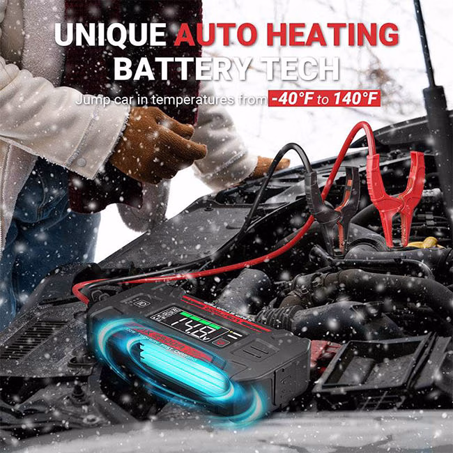 Εκκινητής Μπαταριών Αυτοκινήτου, Powerbank, Φακός Led 3 Σε1 Lokithor J401X 12 Volt 2500A Με Τεχνολογία Εκκίνησης Έως -40°C 1 Τεμάχιο - Image 5