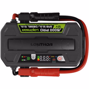 Εκκινητής Μπαταριών Αυτοκινήτου, Powerbank, Φακός Led 3 Σε1 Lokithor J5000 Pro LifePO4 12 Volt 5000A 1 Τεμάχιο