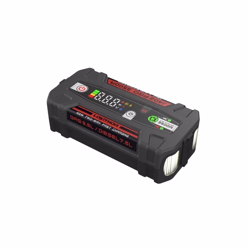 Εκκινητής Μπαταριών Αυτοκινήτου, Powerbank, Φακός Led 3 Σε1 Lokithor J402 PRO 12 Volt 3500A 1 Τεμάχιο - Image 5