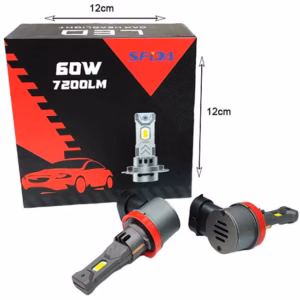Λάμπες Led Η8/H9/H11/H16JP 60W 7200LM 2 Τεμάχια