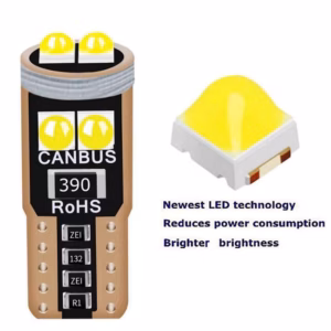 Λάμπες T10 6 Led Canbus Μπλε 600360 2 Τεμάχια