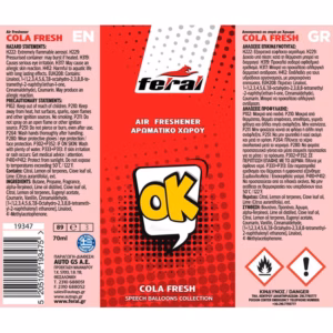 Αρωματικό Αυτοκινήτου Spray Feral Speech Collection OK 1 Τεμάχιο