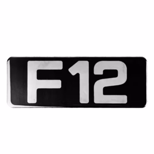 Αυτοκόλλητο Σήμα “F12” Σμάλτο 20.5×7.5cm 1Τμχ