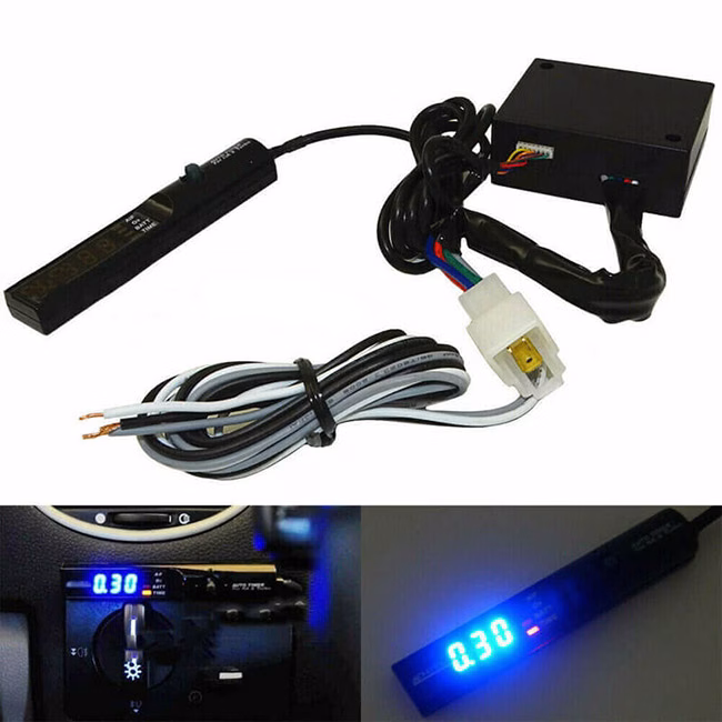 Turbo Timer Αυτοκινήτου Ψηφιακό Με Μπλε Φωτισμό Apexi UT-4077 - Image 2