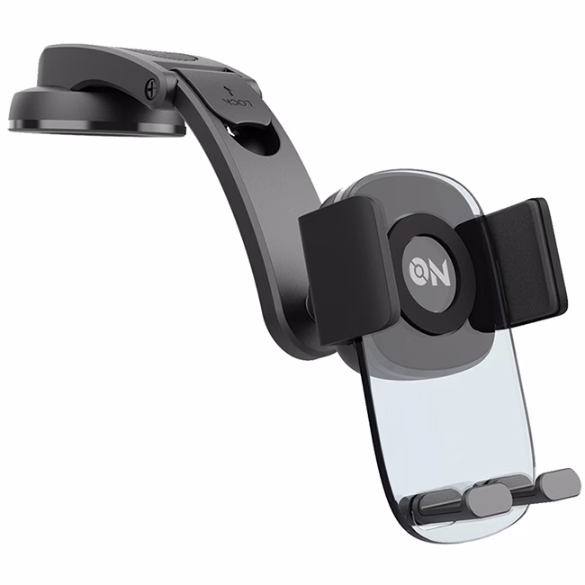 ON Mobile Accessories Βάση Κινητού Για Το Ταμπλό Με Ρυθμιζόμενα Άγκιστρα Μαύρη - Image 6