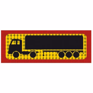 Πινακίδα Λαμαρίνα Φορτηγό Επικαθήμενο 48x20cm 1 Τμχ