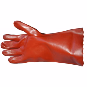 Γάντια Πετρελαίου Μεγάλα Pvc 10 – XL Κόκκινα 33cm 2 Τεμάχια