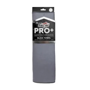 Πετσέτα Microfiber Τζαμιών Feral Pro+ 40X60cm 250gsm Σκούρο Γκρί