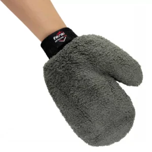 25566-5-sfouggari-ganti-me-afro Γάντι Microfiber Detailing Pro Feral 26X20cm Coral Velvet 400gsm Με Ενίσχυση Αφρού