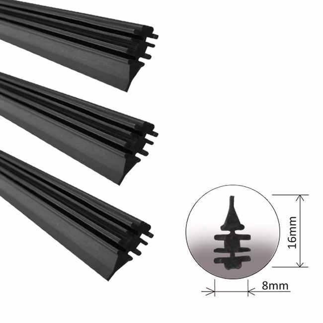 Λάστιχο Υαλοκαθαριστήρα Ανταλλακτικό 70cm 28" 8mm Λάστιχο Φορτηγού-Λεωφορείου 1 Τεμάχιο - Image 2