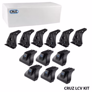 Πόδια / Άκρα Για Μπάρες & Σχάρες Οροφής CRUZ LCV 934-402 Για Renault Kangoo 98-08, 08-14, 14+ / Mercedes-Benz Citan W415 Long 13-21, Nissan Kubistar 97-08, NV250 13+ Σετ 6 Τεμάχια (4+2V)