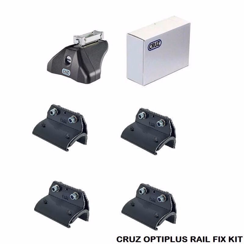 Πόδια / Άκρα Για Μπάρες Οροφής CRUZ Optiplus Rail Fix 936-644 Για Peugeot 5008 2024+ Σετ 4 Τεμάχια