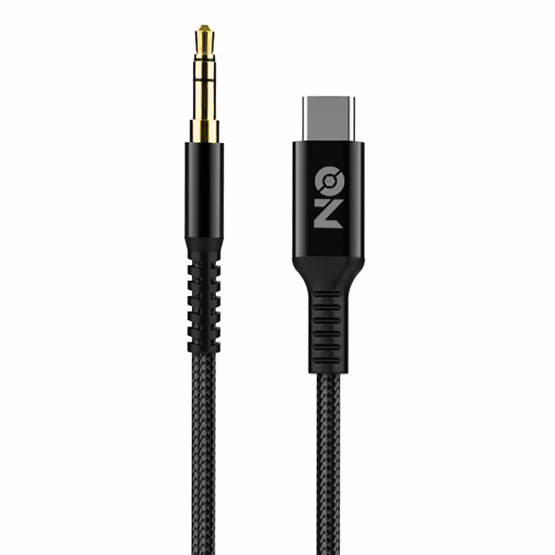 ON Mobile Accessories Καλώδιο AUX 3.5mm Σε Type-c Μαύρο - Image 2